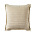 Dusklia - Leona Luxury Quilted Velvet Sofa Cushion Cover - Champagne