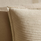 Dusklia - Leona Luxury Quilted Velvet Sofa Cushion Cover - Champagne