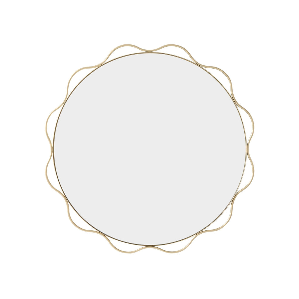 Dusklia - Liana Scallop Wall Mirror - Gold