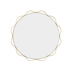 Dusklia - Liana Scallop Wall Mirror - Gold