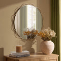 Dusklia - Liana Scallop Wall Mirror - Gold