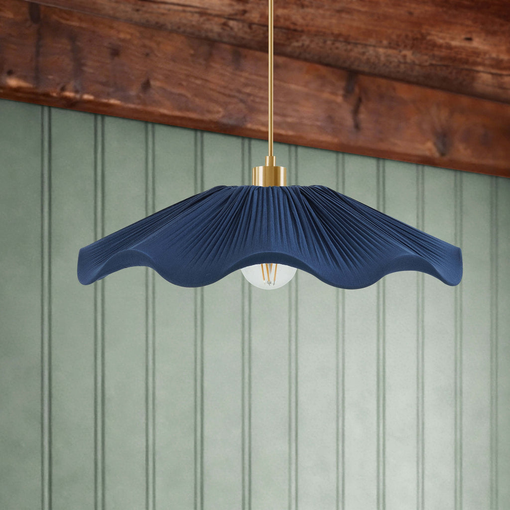 Dusklia - Libby Fabric Ceiling Shade - Navy