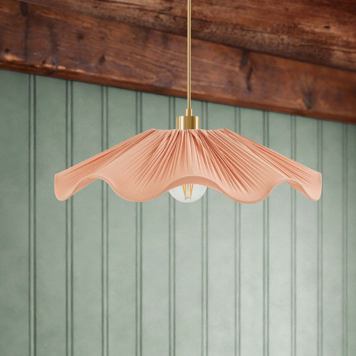Dusklia - Libby Fabric Ceiling Shade - Pink