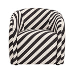 Dusklia - Liberty Accent Chair - Mono Stripe