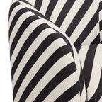 Dusklia - Liberty Accent Chair - Mono Stripe
