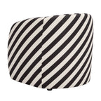 Dusklia - Liberty Accent Chair - Mono Stripe