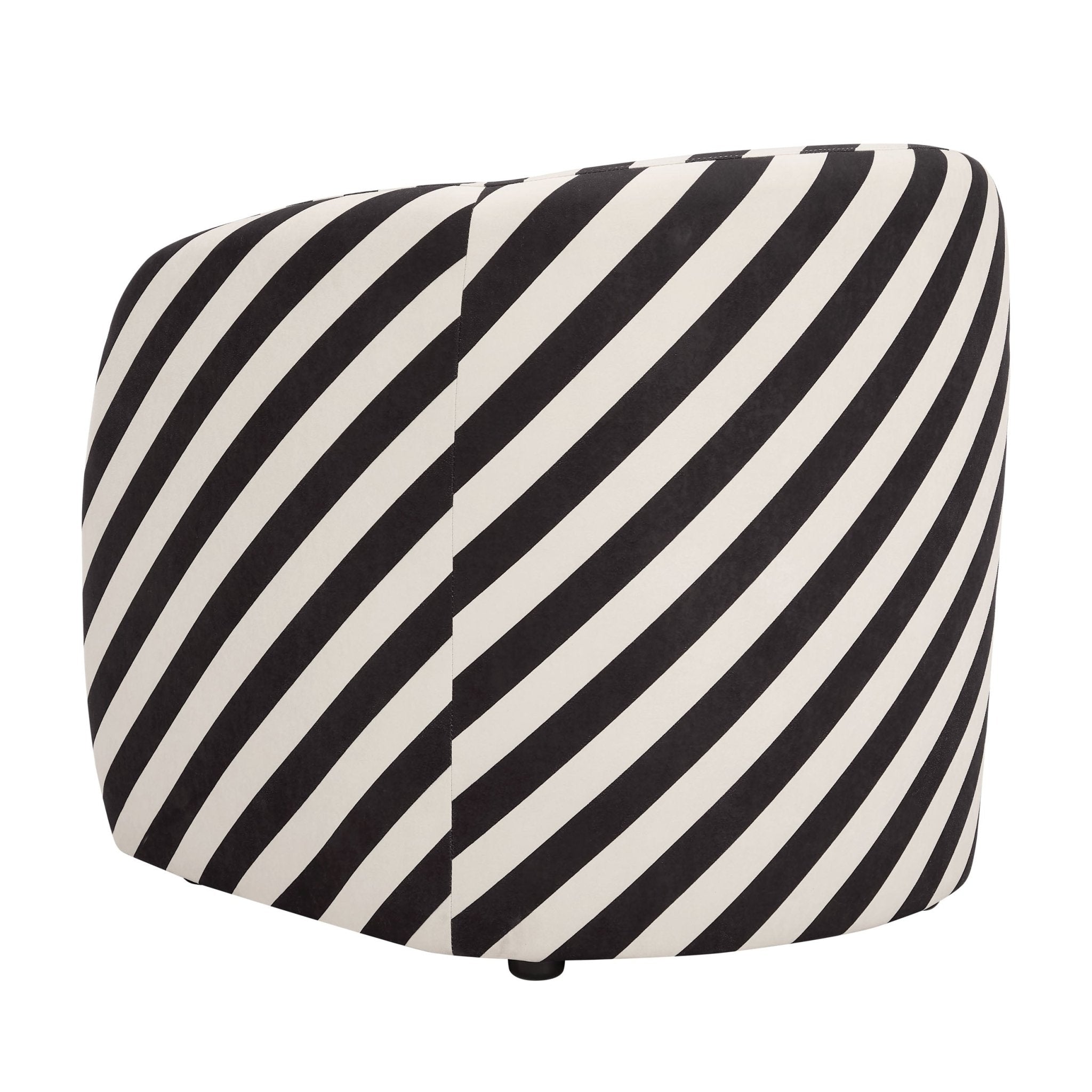 Dusklia - Liberty Accent Chair - Mono Stripe