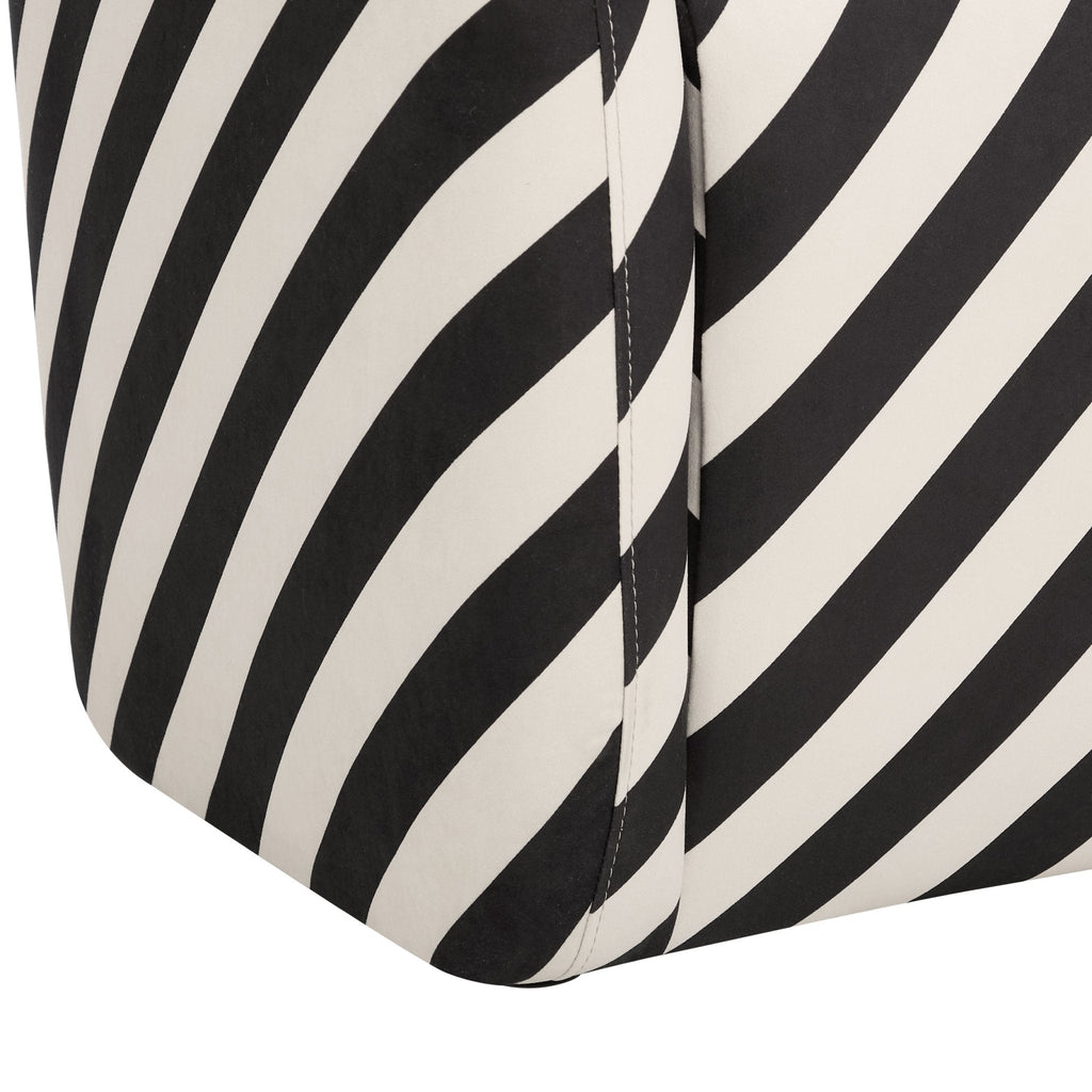 Dusklia - Liberty Accent Chair - Mono Stripe