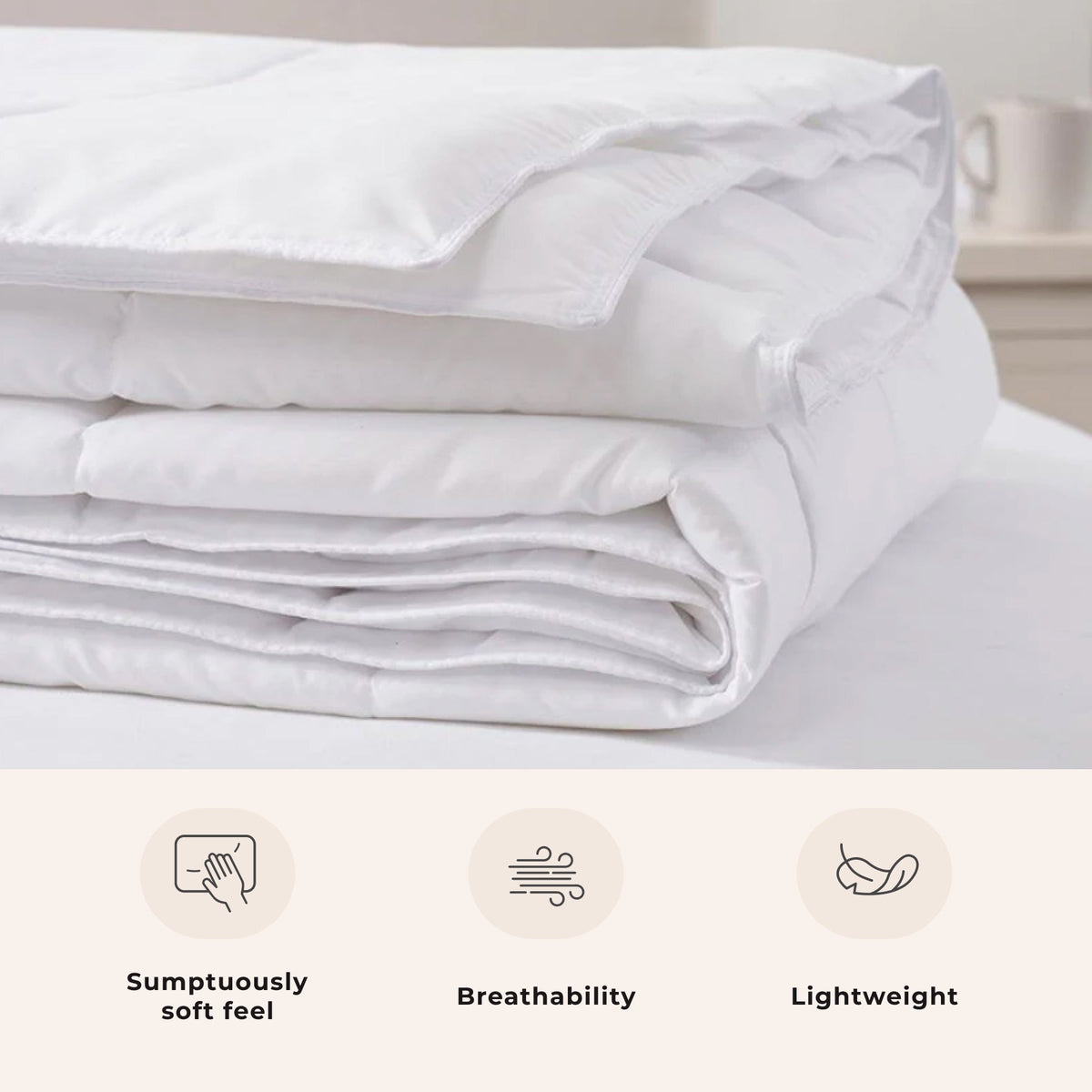 Dusklia - Lightweight 2.5 Tog Summer Duvet