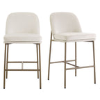 Dusklia - Lily Set of 2 Barstools - Ecru