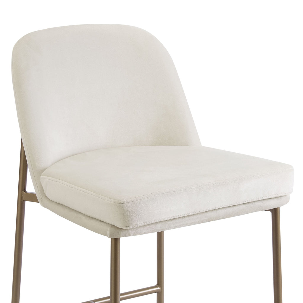 Dusklia - Lily Set of 2 Barstools - Ecru