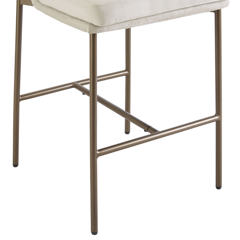 Dusklia - Lily Set of 2 Barstools - Ecru