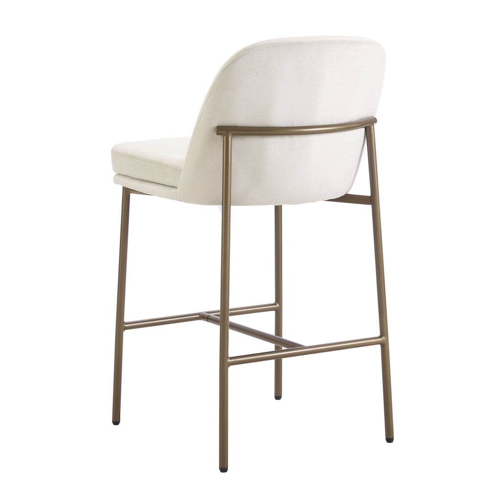 Dusklia - Lily Set of 2 Barstools - Ecru