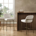 Dusklia - Lily Set of 2 Barstools - Ecru