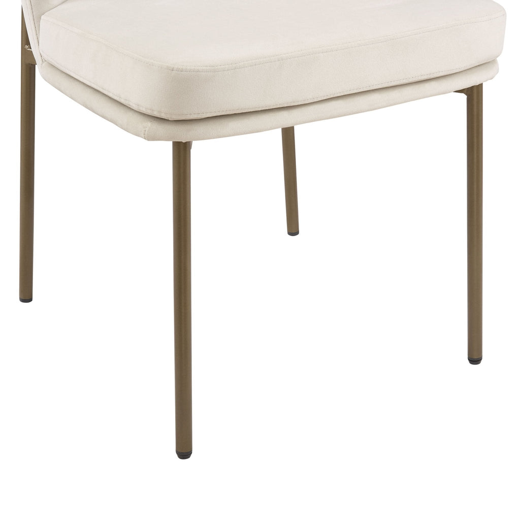 Dusklia - Lily Set of 2 Dining Chairs - Ecru