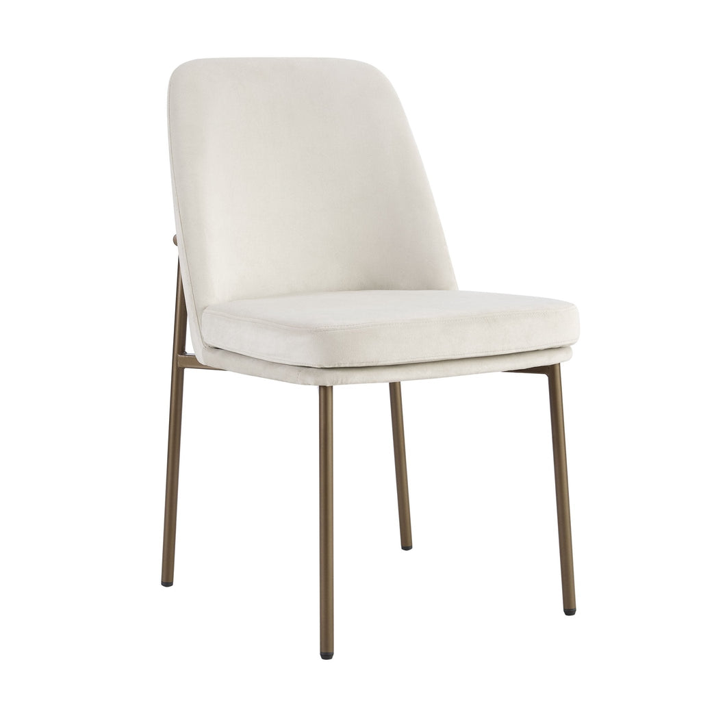 Dusklia - Lily Set of 2 Dining Chairs - Ecru