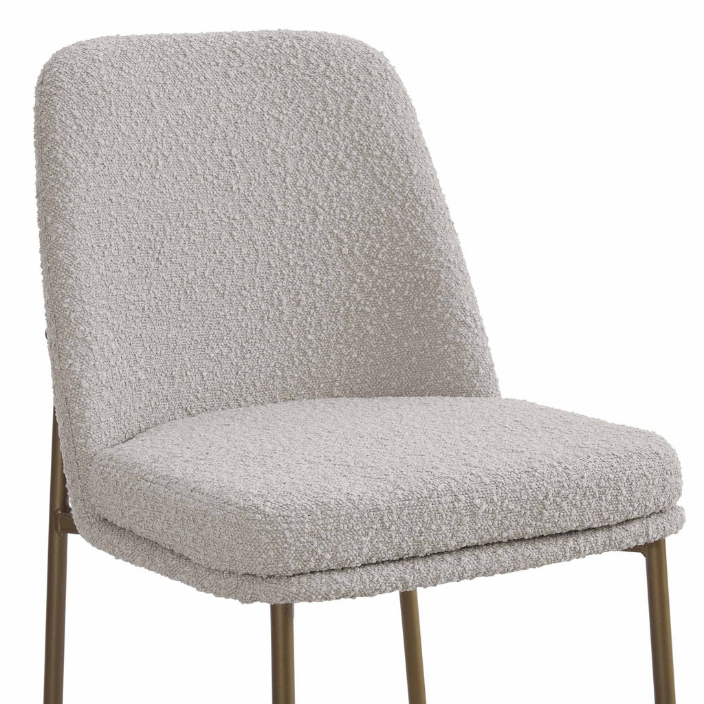 Dusklia - Lily Set of 2 Dining Chairs - Taupe Boucle