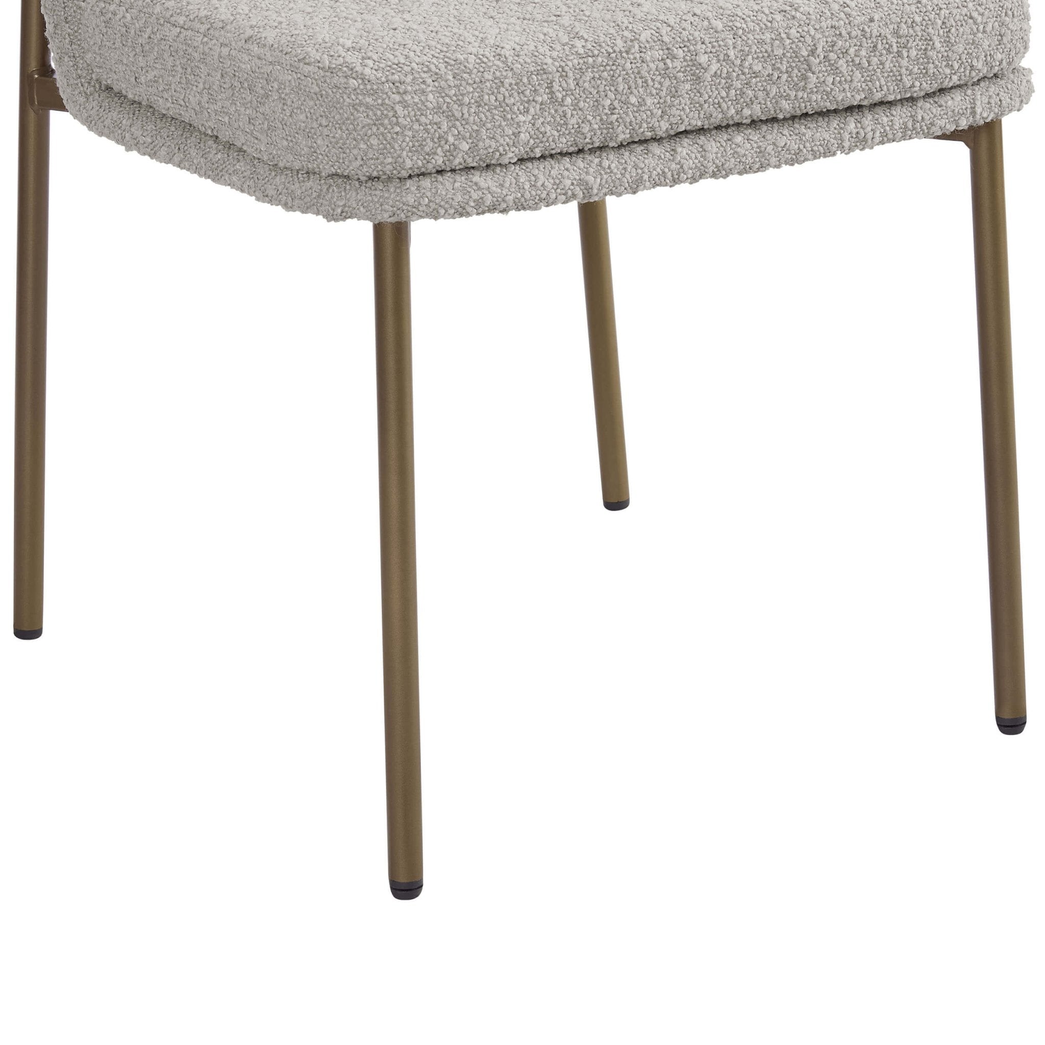 Dusklia - Lily Set of 2 Dining Chairs - Taupe Boucle