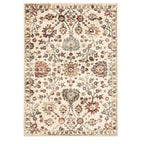 Dusklia - Lily Traditional Floral Rug - Natural/ Multi