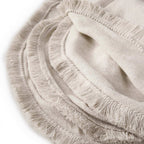 Dusklia - Linen Blend Round Tablecloth - Sand
