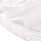 Dusklia - Linen Blend Round Tablecloth - White