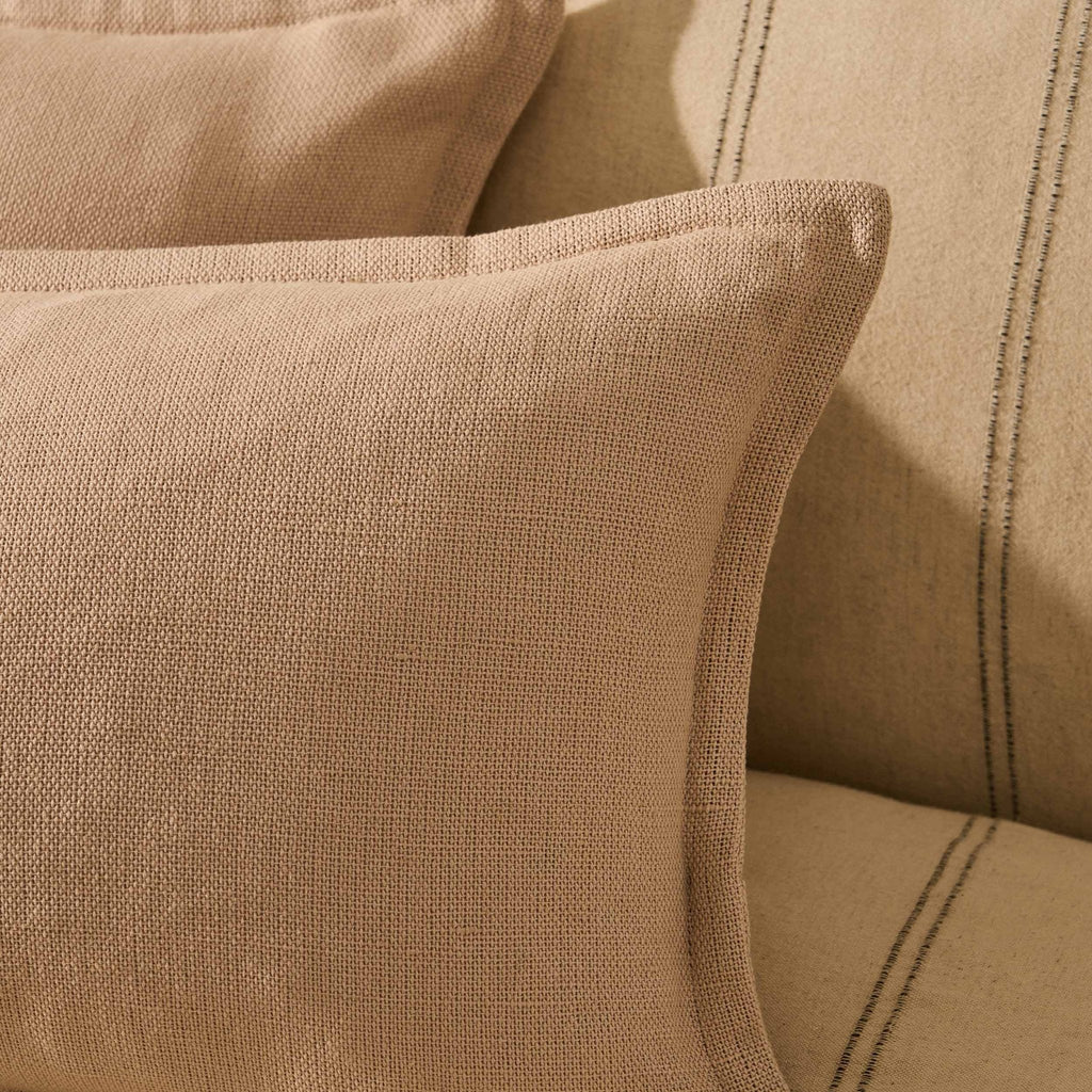 Dusklia - Linen Blend Cushion Cover - Natural