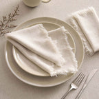 Dusklia - Linen Blend Set of 4 Napkins - Sand