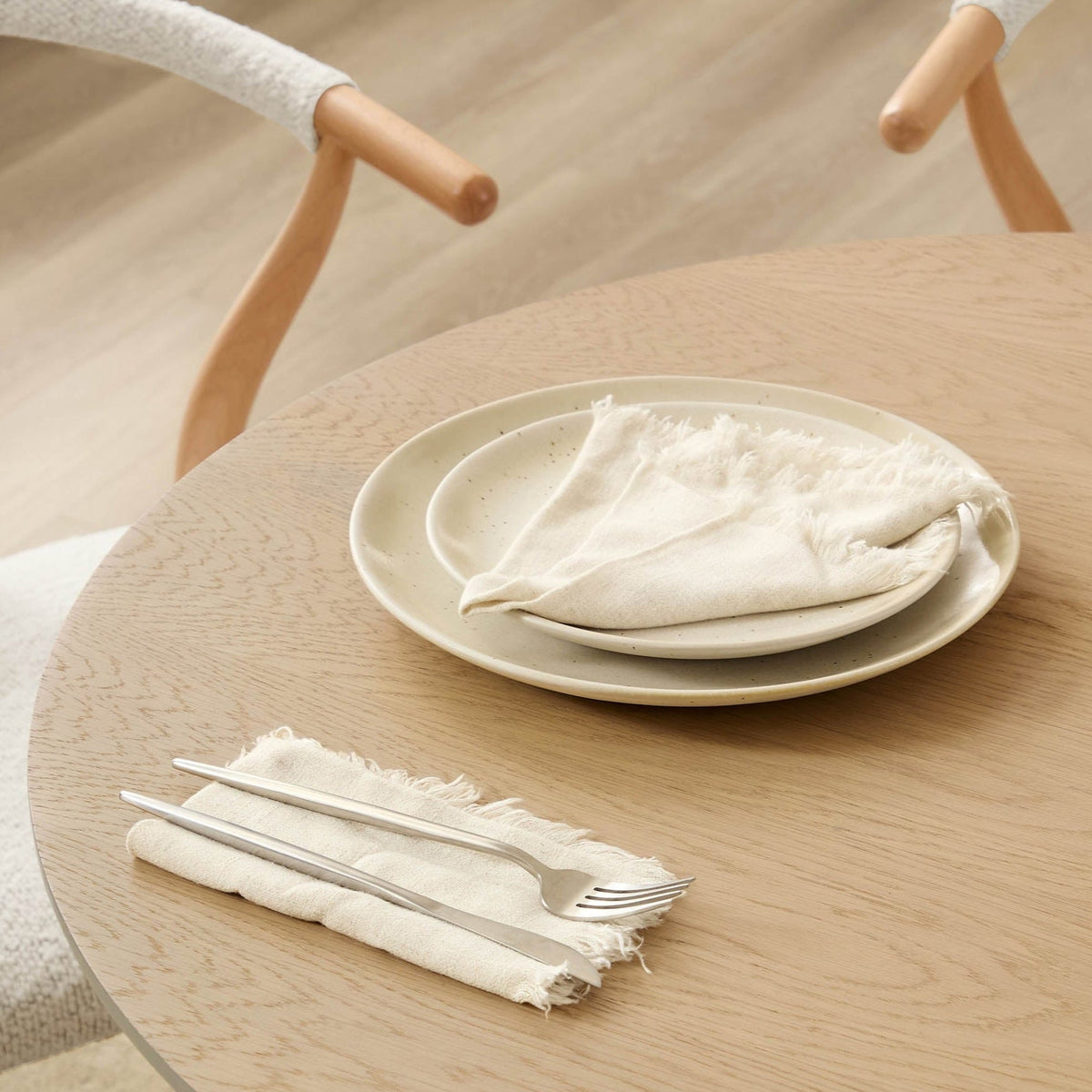 Dusklia - Linen Blend Set of 4 Napkins - Sand