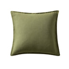 Dusklia - Linen Blend Cushion Cover - Olive Green