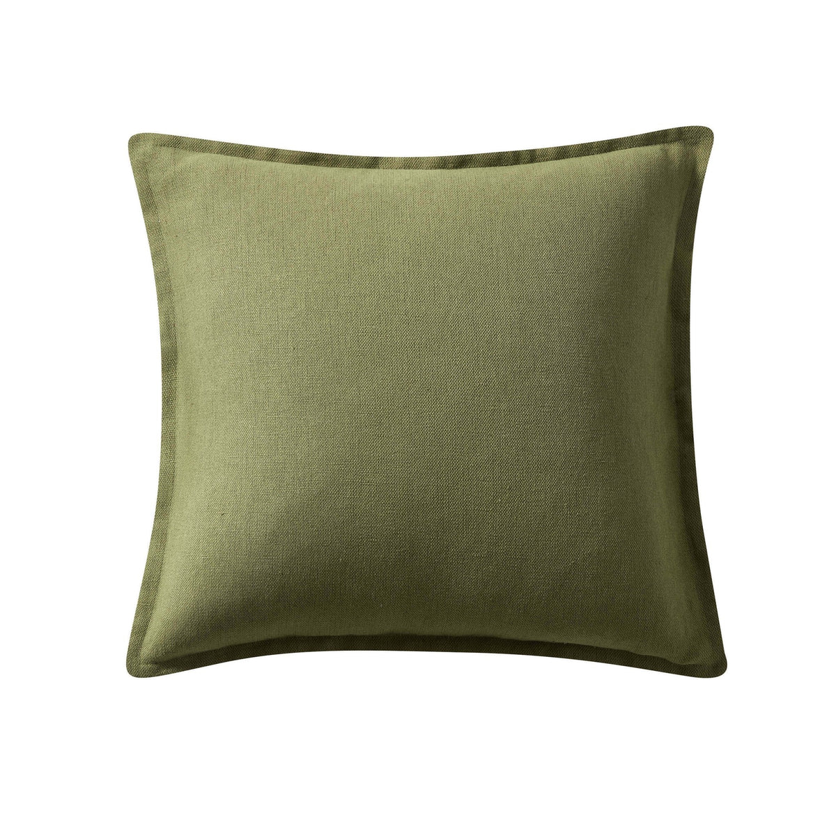 Dusklia - Linen Blend Cushion Cover - Olive Green