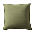 Dusklia - Linen Blend Sofa Cushion Cover - Olive Green