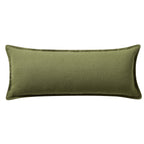Dusklia - Linen Blend Sofa Cushion Cover - Olive Green