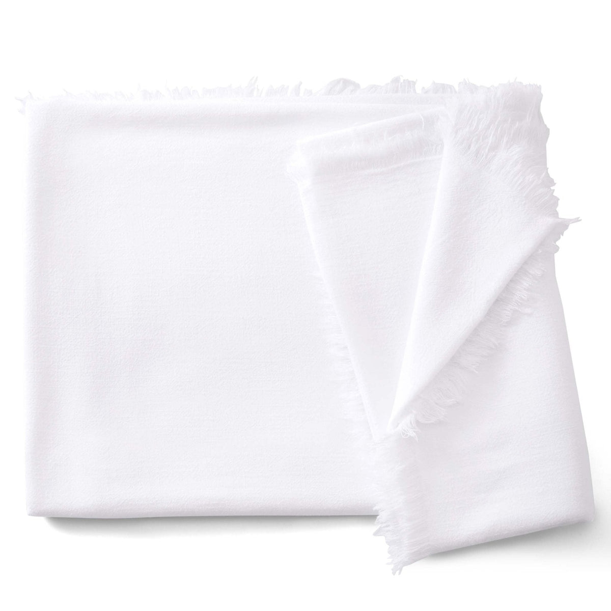 Dusklia - Linen Blend Tablecloth - White