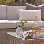 Dusklia - Lisbon 2 Seater Garden Sofa - Natural