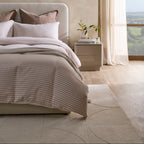 Dusklia - Liv Hand Woven Wool Geometric Pattern Rug - Off White