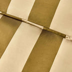 Dusklia - Livia 100% Cotton Tonal Stripe Duvet Cover & Pillowcase Set - Olive
