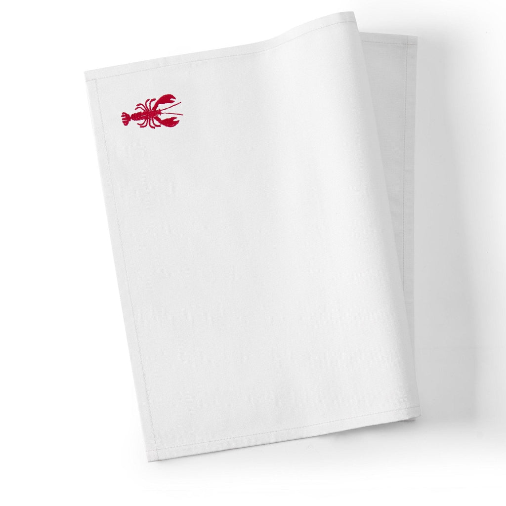 Dusklia - Lobster Embroidered Napkins - Set of 4
