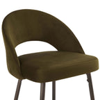 Dusklia - Lola Set of 2 Barstools - Rich Green