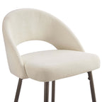 Dusklia - Lola Set of 2 Barstools - Teddy Cream