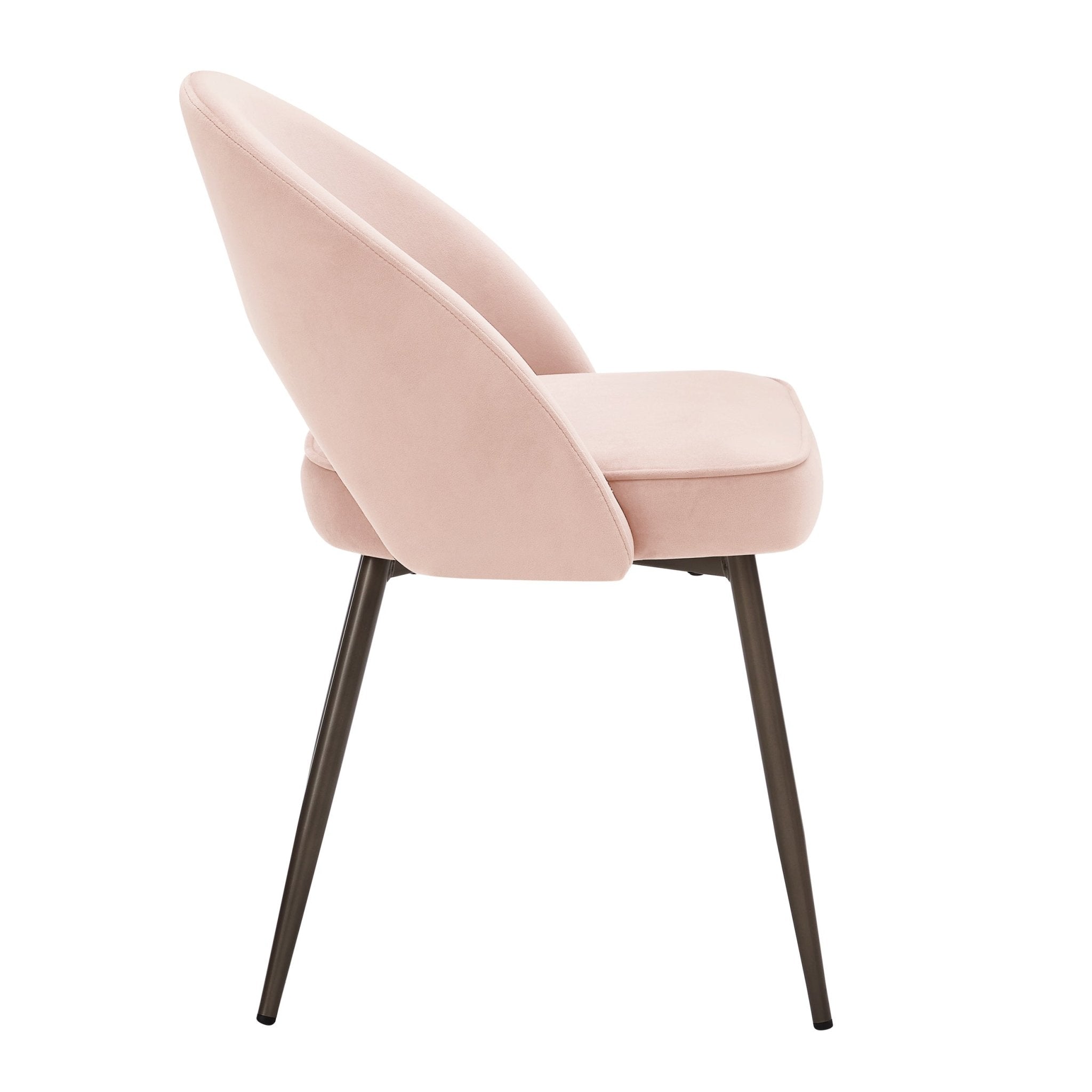 Dusklia - Lola Set of 2 Dining Chairs - Blush