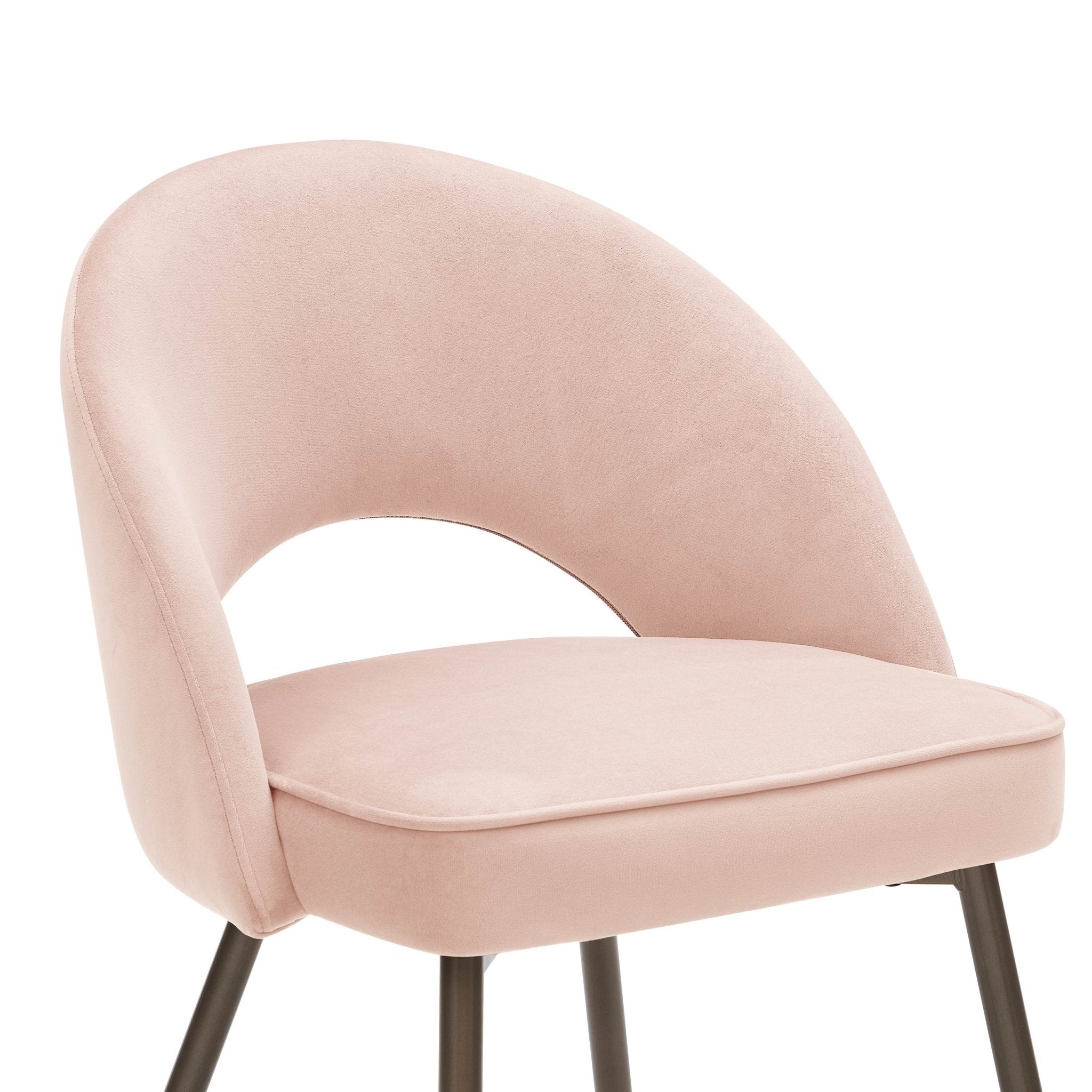 Dusklia - Lola Set of 2 Dining Chairs - Blush