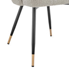 Dusklia - Lola Set of 2 Dining Chairs - Bouclé - Taupe