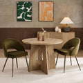 Dusklia - Lola Set of 2 Dining Chairs - Rich Green