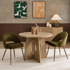 Dusklia - Lola Set of 2 Dining Chairs - Rich Green