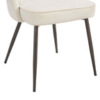 Dusklia - Lola Set of 2 Dining Chairs - Teddy Cream