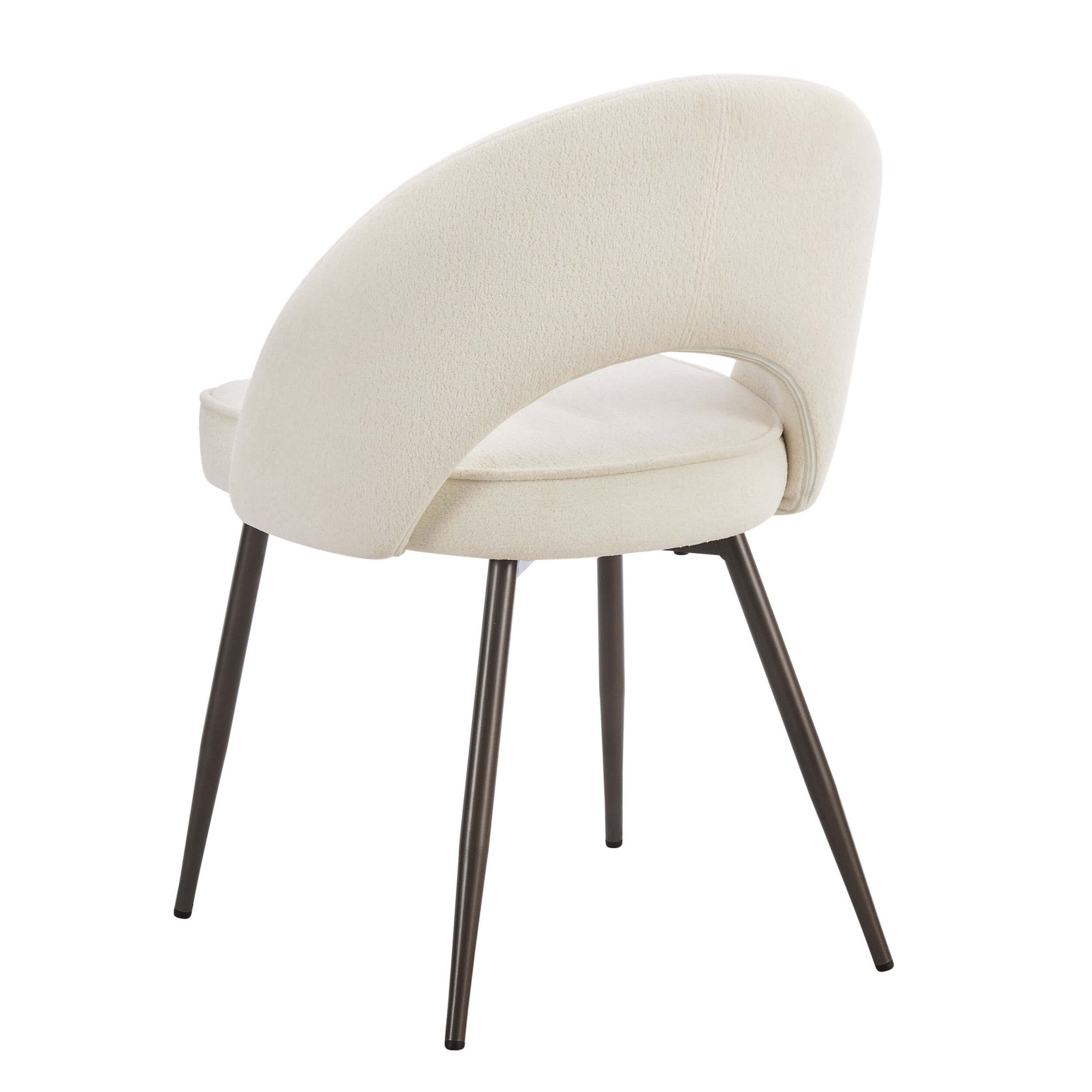 Dusklia - Lola Set of 2 Dining Chairs - Teddy Cream