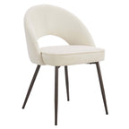 Dusklia - Lola Set of 2 Dining Chairs - Teddy Cream