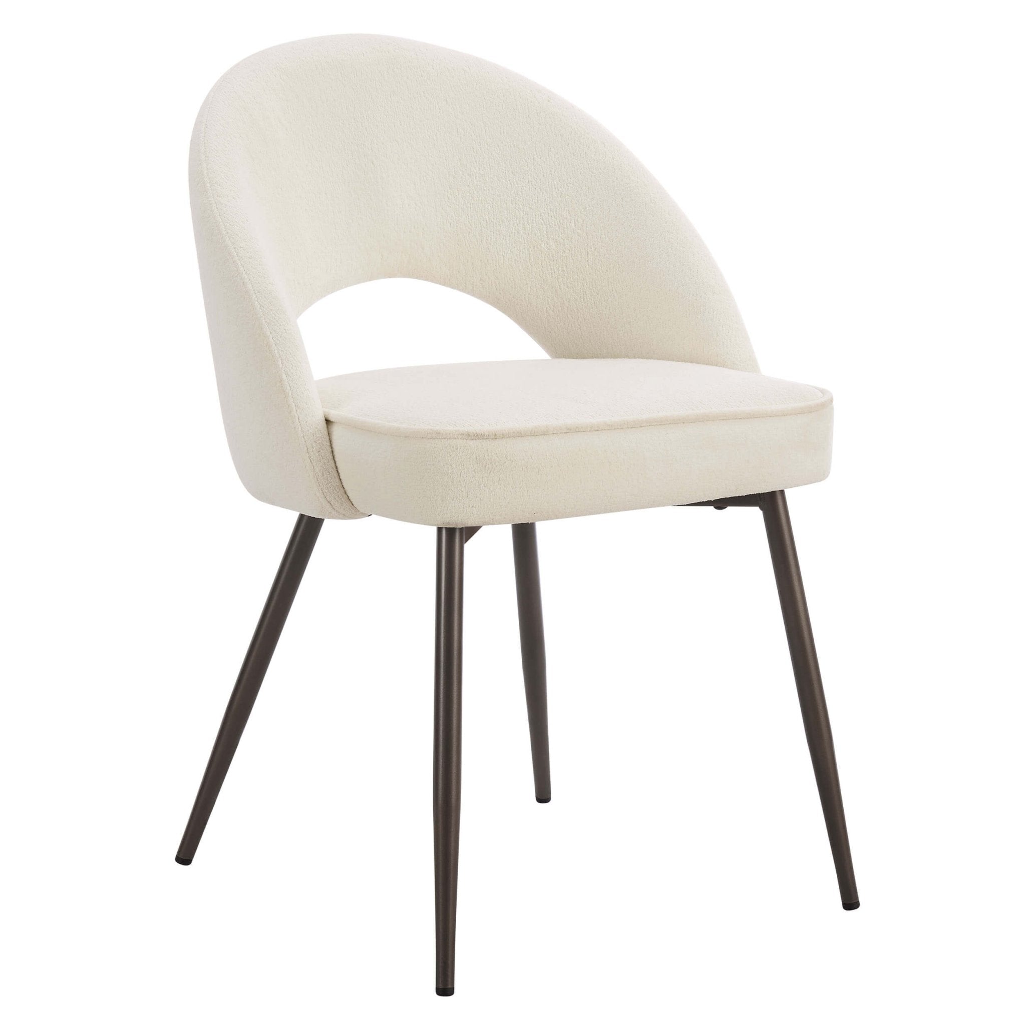 Dusklia - Lola Set of 2 Dining Chairs - Teddy Cream