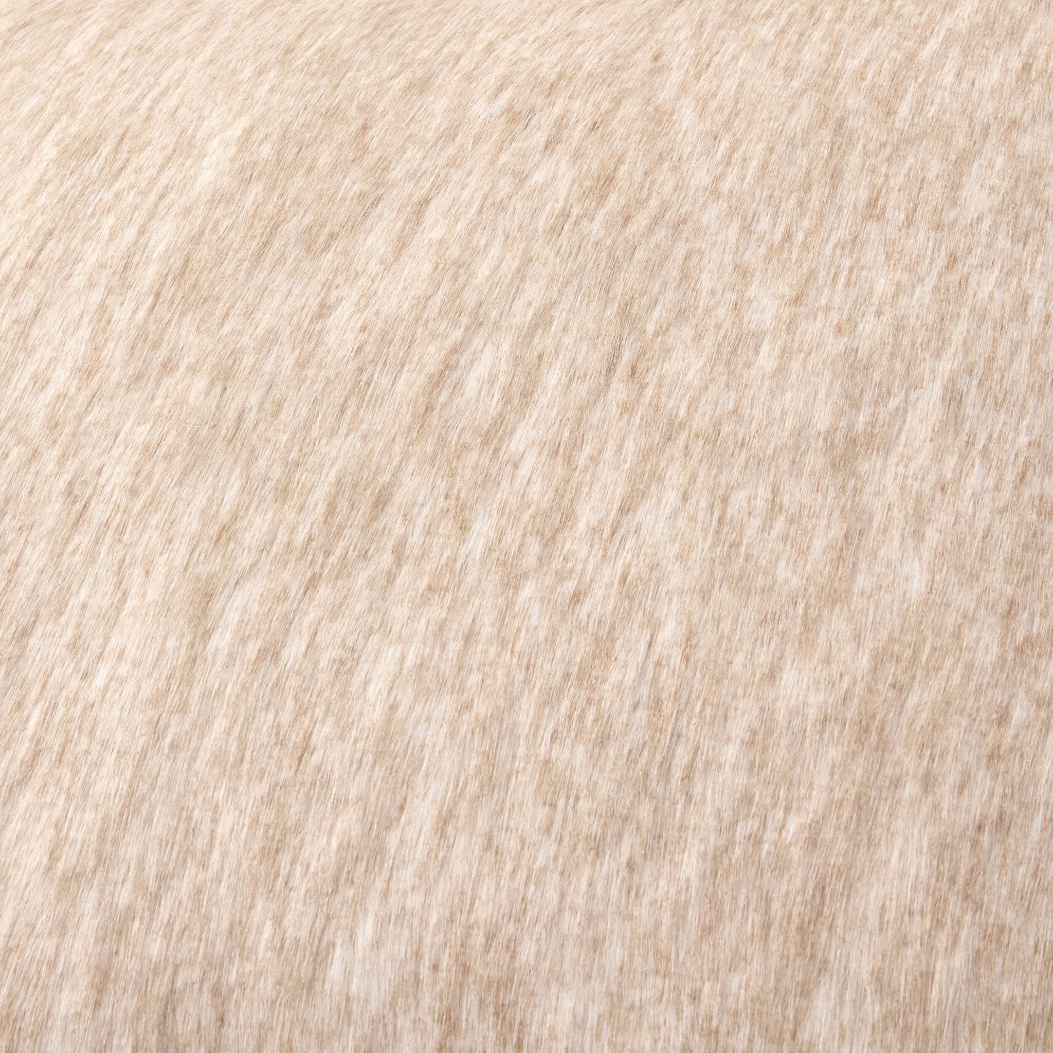 Dusklia - Long Faux Fur Cushion Cover - Natural