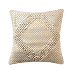 Dusklia - Loop Pattern Sofa Cushion Cover - Off White